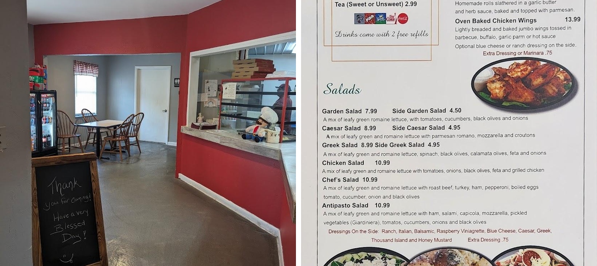 Fratello's Pizza Menu