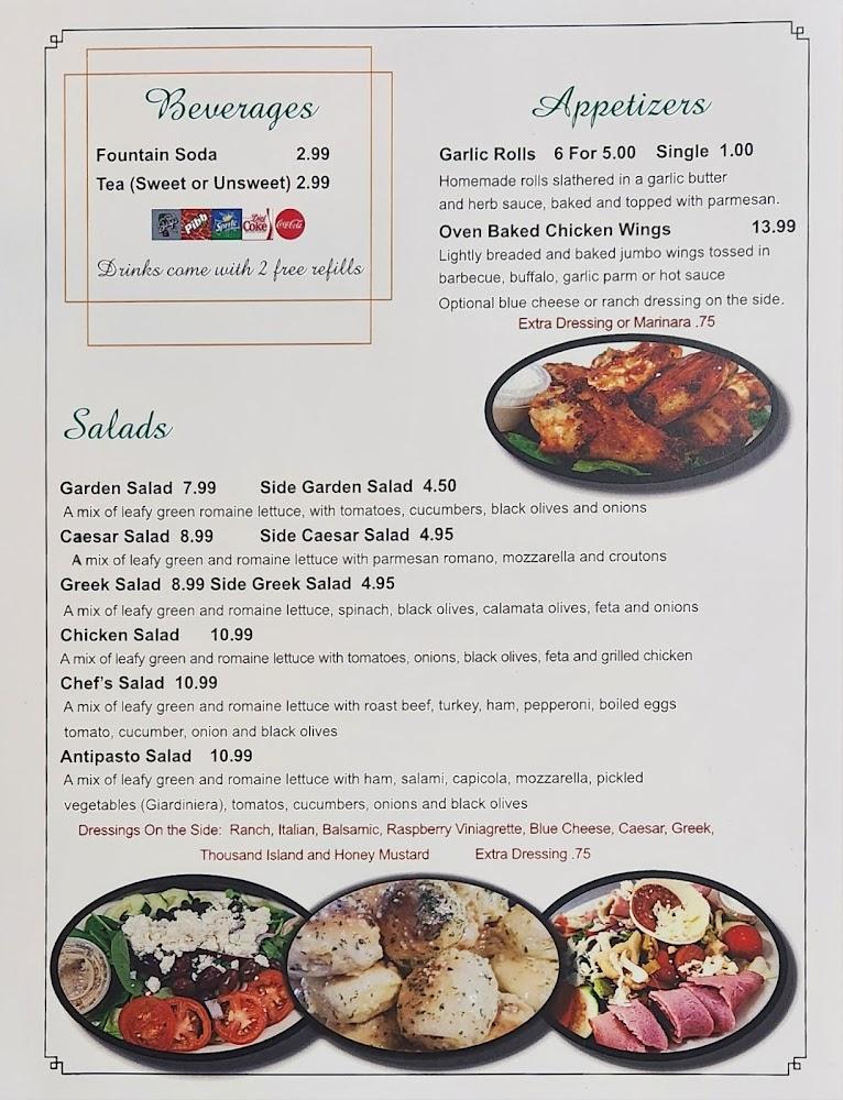 Fratello's Pizza Menu image 1